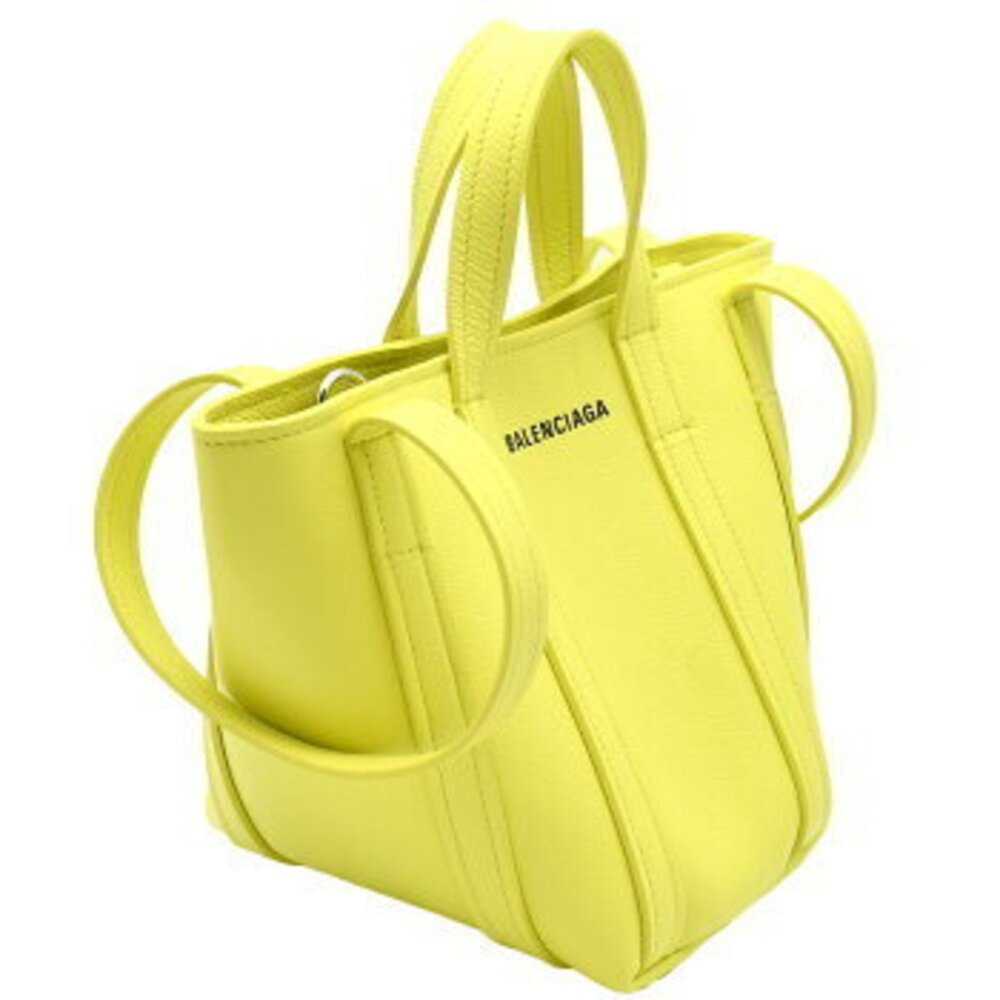 Balenciaga South Bag Tote Leather Everyday Yellow Handbag XS North Shoulder - Picture 4 of 8